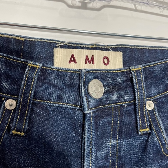 AMO Denim Babe True Blue High Rise Raw Hem - Picture 5 of 13